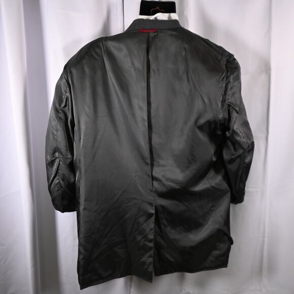 Jos A Bank Mens 44R Gray Glen Check 2-Button Single Vent Wool Sports Coat Blazer - Picture 7 of 10